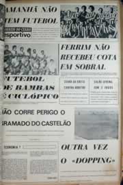 Página do jornal Correio do Ceará de março de 1972