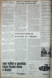 Página do jornal Correio do Ceará de março de 1972