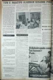 Página do jornal Correio do Ceará de março de 1972