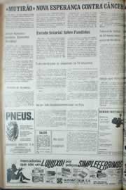 Página do jornal Correio do Ceará de março de 1972