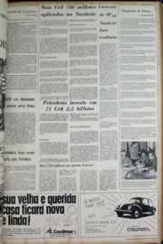 Página do jornal Correio do Ceará de março de 1972
