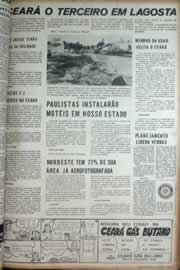 Página do jornal Correio do Ceará de março de 1972
