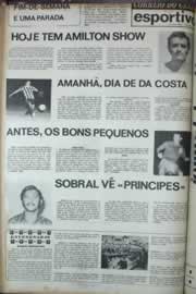 Página do jornal Correio do Ceará de março de 1972