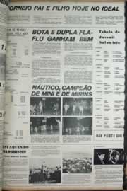 Página do jornal Correio do Ceará de março de 1972