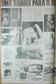Página do jornal Correio do Ceará de março de 1972