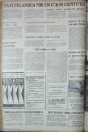 Página do jornal Correio do Ceará de março de 1972