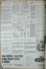 Página do jornal Correio do Ceará de março de 1972