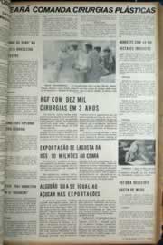 Página do jornal Correio do Ceará de março de 1972