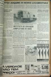 Página do jornal Correio do Ceará de março de 1972