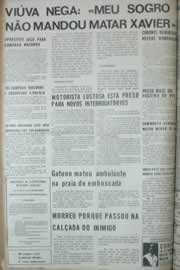 Página do jornal Correio do Ceará de março de 1972