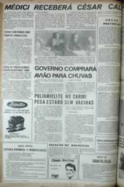 Página do jornal Correio do Ceará de março de 1972