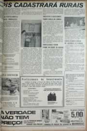 Página do jornal Correio do Ceará de março de 1972