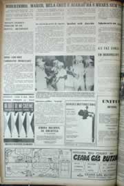 Página do jornal Correio do Ceará de março de 1972