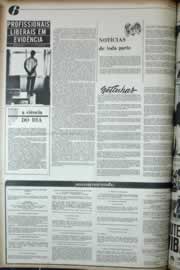 Página do jornal Correio do Ceará de março de 1972