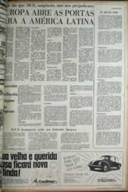 Página do jornal Correio do Ceará de março de 1972