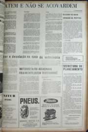 Página do jornal Correio do Ceará de março de 1972