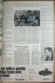 Página do jornal Correio do Ceará de março de 1972