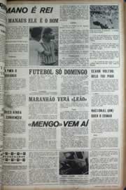 Página do jornal Correio do Ceará de março de 1972