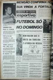 Página do jornal Correio do Ceará de março de 1972