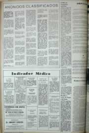 Página do jornal Correio do Ceará de março de 1972