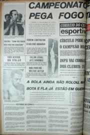 Página do jornal Correio do Ceará de março de 1972