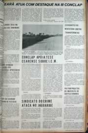 Página do jornal Correio do Ceará de março de 1972