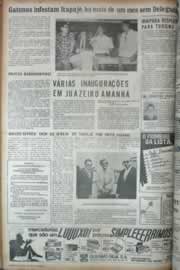Página do jornal Correio do Ceará de março de 1972