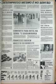 Página do jornal Correio do Ceará de março de 1972