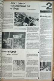 Página do jornal Correio do Ceará de março de 1972