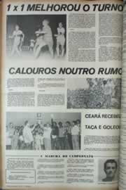 Página do jornal Correio do Ceará de março de 1972