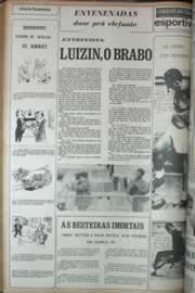 Página do jornal Correio do Ceará de março de 1972