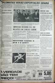 Página do jornal Correio do Ceará de março de 1972