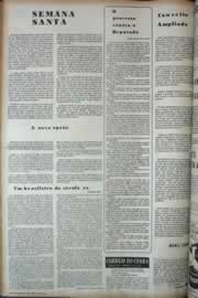 Página do jornal Correio do Ceará de março de 1972