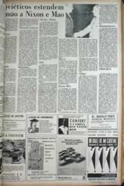Página do jornal Correio do Ceará de março de 1972