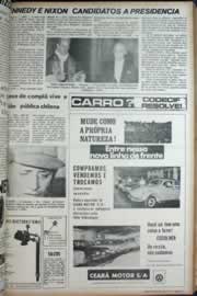 Página do jornal Correio do Ceará de março de 1972