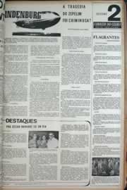 Página do jornal Correio do Ceará de março de 1972