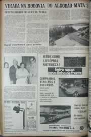 Página do jornal Correio do Ceará de março de 1972