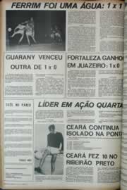 Página do jornal Correio do Ceará de abril de 1972