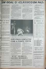 Página do jornal Correio do Ceará de abril de 1972