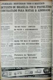 Página do jornal Correio do Ceará de abril de 1972