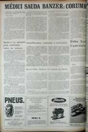Página do jornal Correio do Ceará de abril de 1972