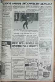 Página do jornal Correio do Ceará de abril de 1972