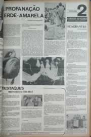 Página do jornal Correio do Ceará de abril de 1972