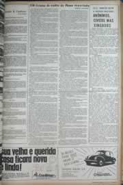 Página do jornal Correio do Ceará de abril de 1972