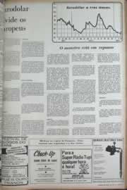 Página do jornal Correio do Ceará de abril de 1972