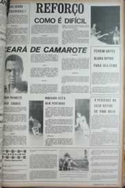 Página do jornal Correio do Ceará de abril de 1972