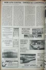 Página do jornal Correio do Ceará de abril de 1972