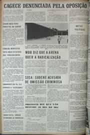 Página do jornal Correio do Ceará de abril de 1972