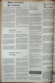Página do jornal Correio do Ceará de abril de 1972