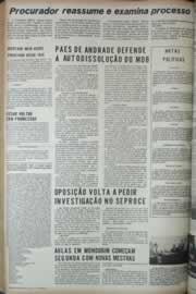 Página do jornal Correio do Ceará de abril de 1972
